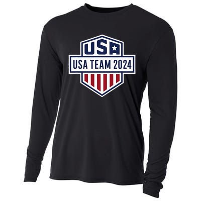 Usa 2024 Go Sport United States Sport Usa 2024 Team 2024 Cooling Performance Long Sleeve Crew