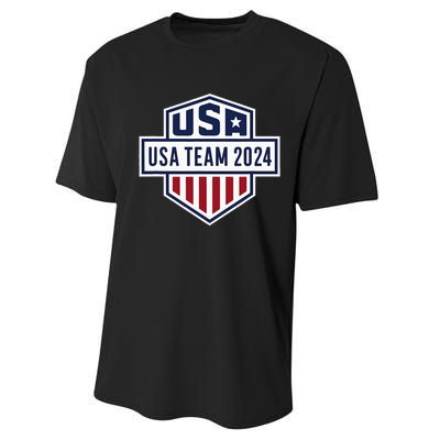 Usa 2024 Go Sport United States Sport Usa 2024 Team 2024 Performance Sprint T-Shirt