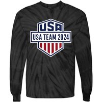 Usa 2024 Go Sport United States Sport Usa 2024 Team 2024 Tie-Dye Long Sleeve Shirt