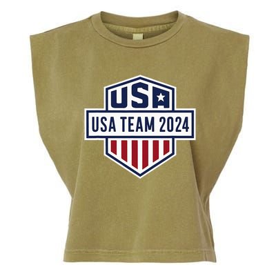 Usa 2024 Go Sport United States Sport Usa 2024 Team 2024 Garment-Dyed Women's Muscle Tee