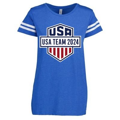 Usa 2024 Go Sport United States Sport Usa 2024 Team 2024 Enza Ladies Jersey Football T-Shirt