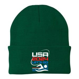 Usa 2024 Games United States Usa American 2024 Knit Cap Winter Beanie