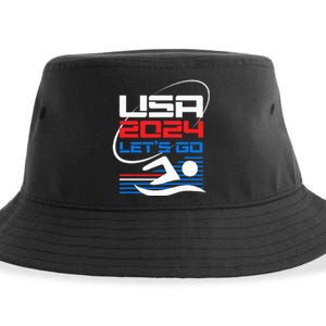 Usa 2024 Games United States Usa American 2024 Sustainable Bucket Hat