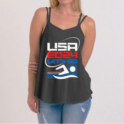 Usa 2024 Games United States Usa American 2024 Women's Strappy Tank