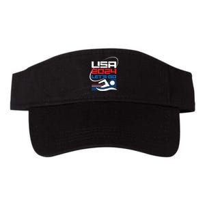 Usa 2024 Games United States Usa American 2024 Valucap Bio-Washed Visor