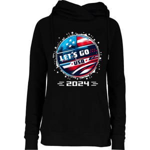 Usa 2024 Go United States Sport Usa Team 2024 Usa Womens Funnel Neck Pullover Hood