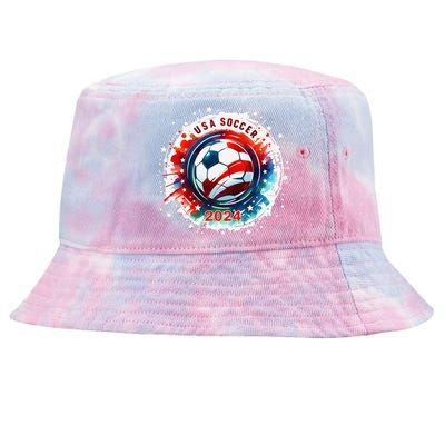 Usa 2024 Games Soccer Usa Sport 2024 Usa Tie-Dyed Bucket Hat