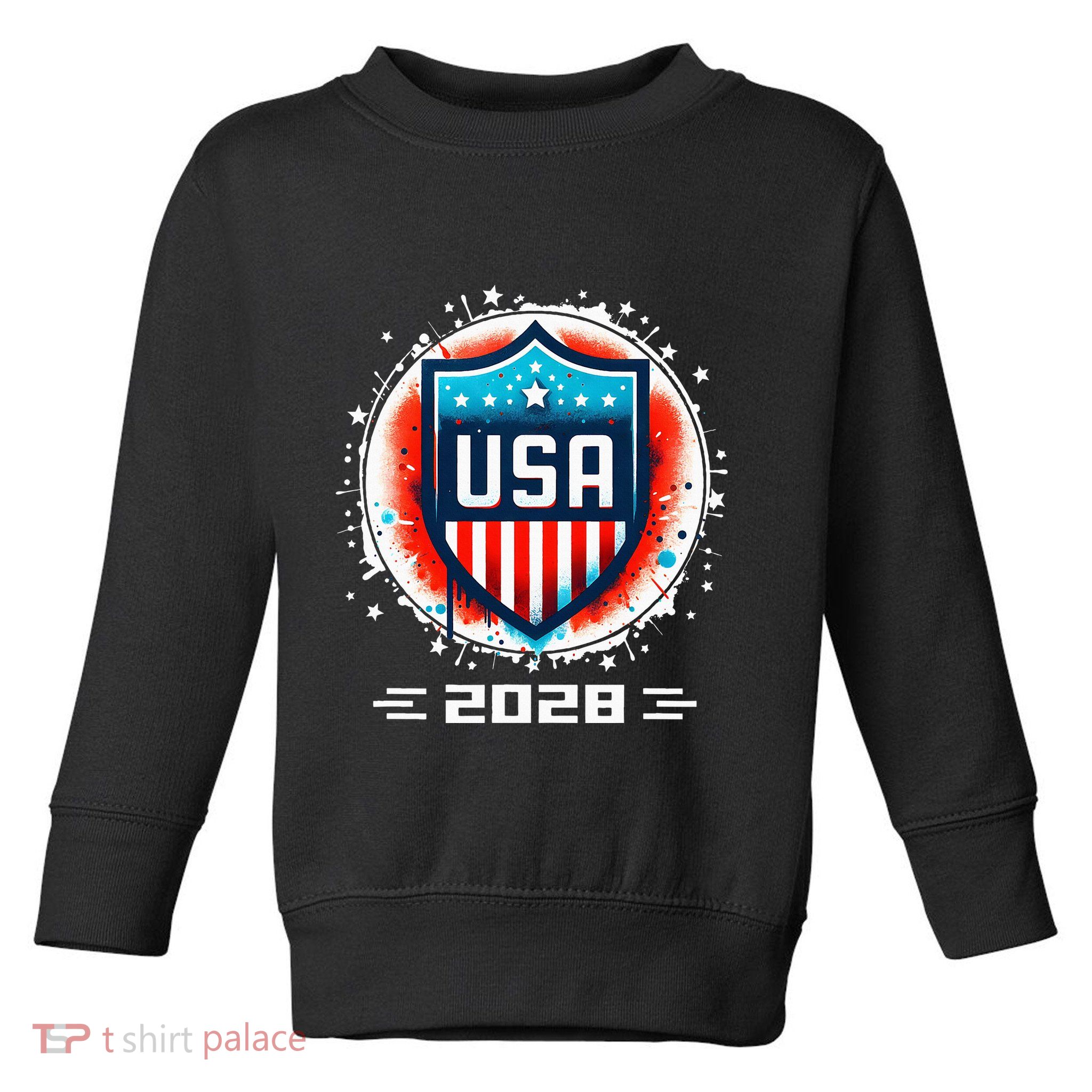 Usa 2028 Go United States Sport Usa Team 2028 Usa Toddler Sweatshirt