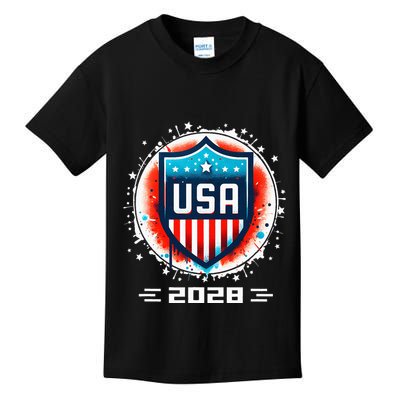 Usa 2028 Go United States Sport Usa Team 2028 Usa Kids T-Shirt