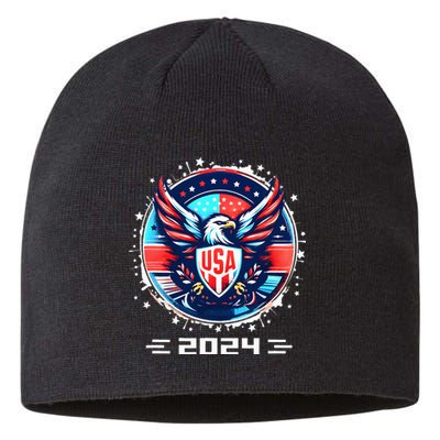 Usa 2024 Go United States Sport Usa Team 2024 Usa Sustainable Beanie