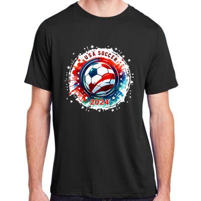 Usa 2024 Games Soccer Usa Sport 2024 Usa Adult ChromaSoft Performance T-Shirt