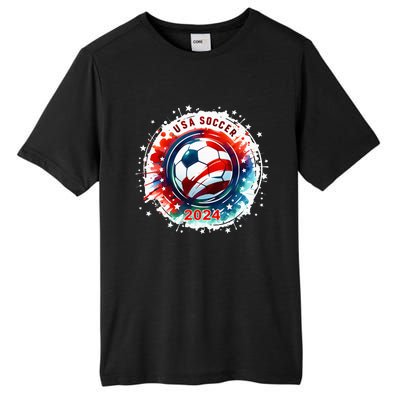 Usa 2024 Games Soccer Usa Sport 2024 Usa Tall Fusion ChromaSoft Performance T-Shirt