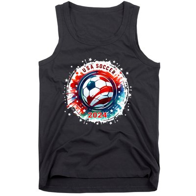 Usa 2024 Games Soccer Usa Sport 2024 Usa Tank Top