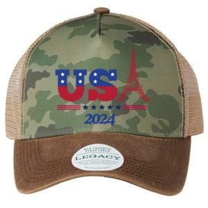 Usa 2024 Paris Sport Games Legacy Tie Dye Trucker Hat