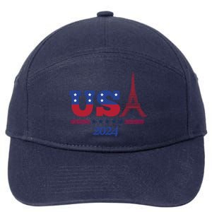 Usa 2024 Paris Sport Games 7-Panel Snapback Hat