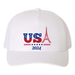 Usa 2024 Paris Sport Games Yupoong Adult 5-Panel Trucker Hat