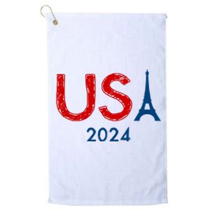 Usa 2024 Paris United States Sport Usa Team 2024 Platinum Collection Golf Towel