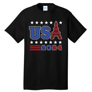 Usa 2024 Paris Sports Games Tall T-Shirt