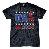 Usa 2024 Paris Sports Games Tie-Dye T-Shirt