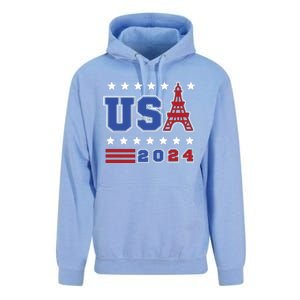 Usa 2024 Paris Sports Games Unisex Surf Hoodie