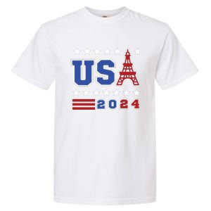 Usa 2024 Paris Sports Games Garment-Dyed Heavyweight T-Shirt