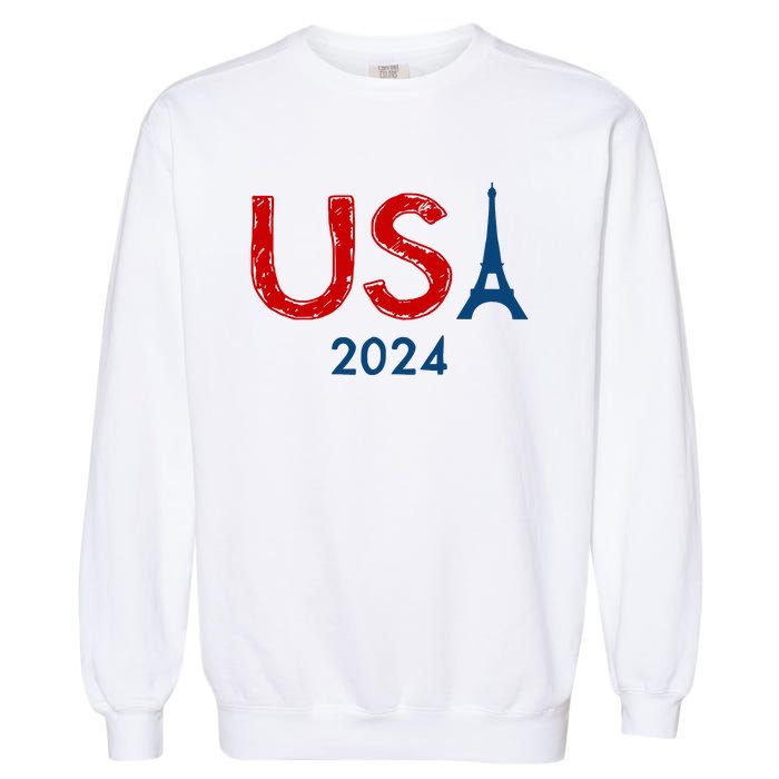 Usa 2024 Paris United States Sport Usa Team 2024 Garment-Dyed Sweatshirt