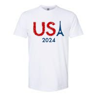 Usa 2024 Paris United States Sport Usa Team 2024 Softstyle CVC T-Shirt