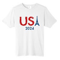 Usa 2024 Paris United States Sport Usa Team 2024 Tall Fusion ChromaSoft Performance T-Shirt