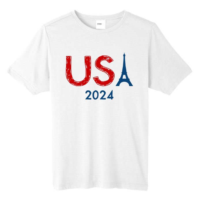 Usa 2024 Paris United States Sport Usa Team 2024 Tall Fusion ChromaSoft Performance T-Shirt