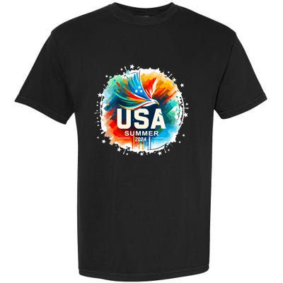 Usa 2024 Summer Games United States 2024 Usa Garment-Dyed Heavyweight T-Shirt