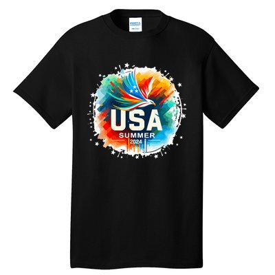 Usa 2024 Summer Games United States 2024 Usa Tall T-Shirt