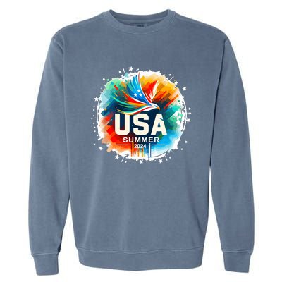 Usa 2024 Summer Games United States 2024 Usa Garment-Dyed Sweatshirt