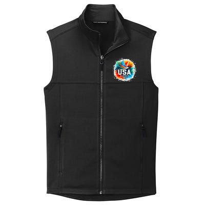 Usa 2024 Summer Games United States 2024 Usa Collective Smooth Fleece Vest