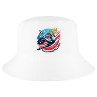 Usa 2024 Summer Gymnastics Gymnast 4th Of July Cool Comfort Performance Bucket Hat