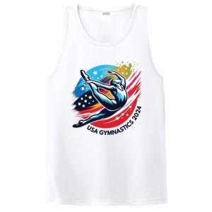 Usa 2024 Summer Gymnastics Gymnast 4th Of July PosiCharge Competitor Tank