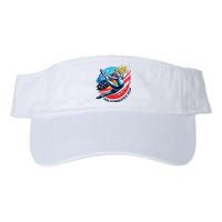 Usa 2024 Summer Gymnastics Gymnast 4th Of July Valucap Bio-Washed Visor