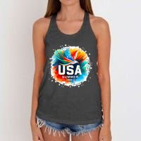 Usa 2024 Summer Games United States 2024 Usa Women's Knotted Racerback Tank