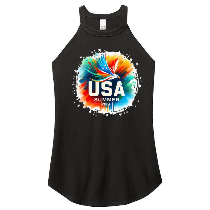 Usa 2024 Summer Games United States 2024 Usa Women’s Perfect Tri Rocker Tank