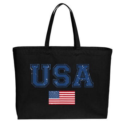 Usa 2024 United States Sport Usa Team 2024 Us Cotton Canvas Jumbo Tote