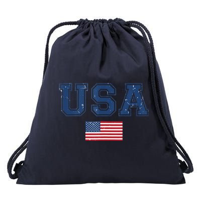 Usa 2024 United States Sport Usa Team 2024 Us Drawstring Bag