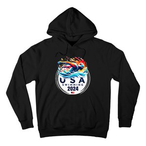 Usa 2024 United States American Sport 2024 Swimming Hoodie