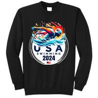 Usa 2024 United States American Sport 2024 Swimming Sweatshirt