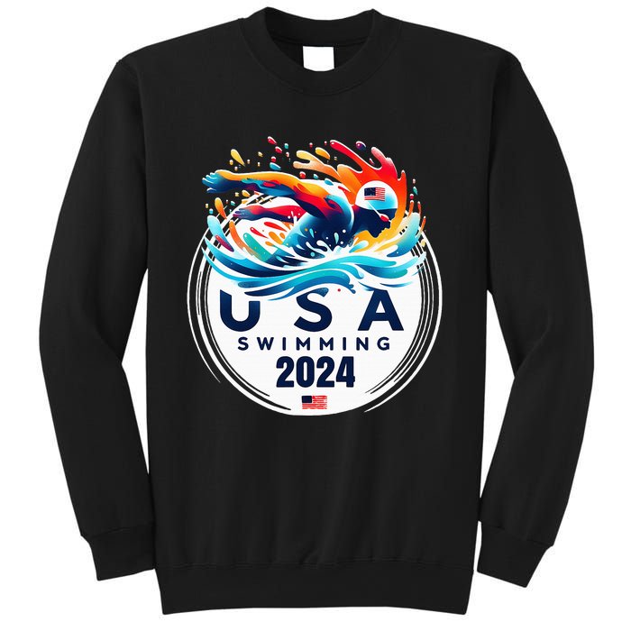 Usa 2024 United States American Sport 2024 Swimming Sweatshirt