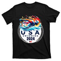 Usa 2024 United States American Sport 2024 Swimming T-Shirt