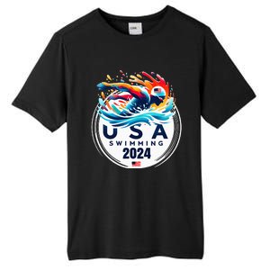 Usa 2024 United States American Sport 2024 Swimming Tall Fusion ChromaSoft Performance T-Shirt