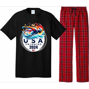 Usa 2024 United States American Sport 2024 Swimming Pajama Set