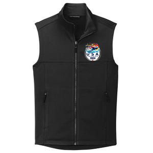 Usa 2024 United States American Sport 2024 Swimming Collective Smooth Fleece Vest