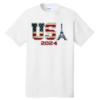 Usa 2024 United States Sport Us American Flag Team 2024 Tall T-Shirt