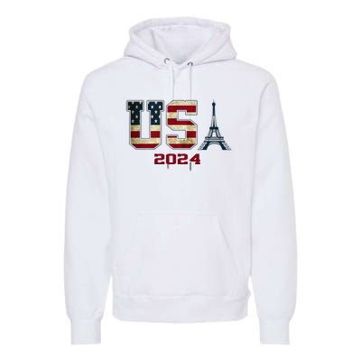 Usa 2024 United States Sport Us American Flag Team 2024 Premium Hoodie