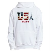 Usa 2024 United States Sport Us American Flag Team 2024 Urban Pullover Hoodie